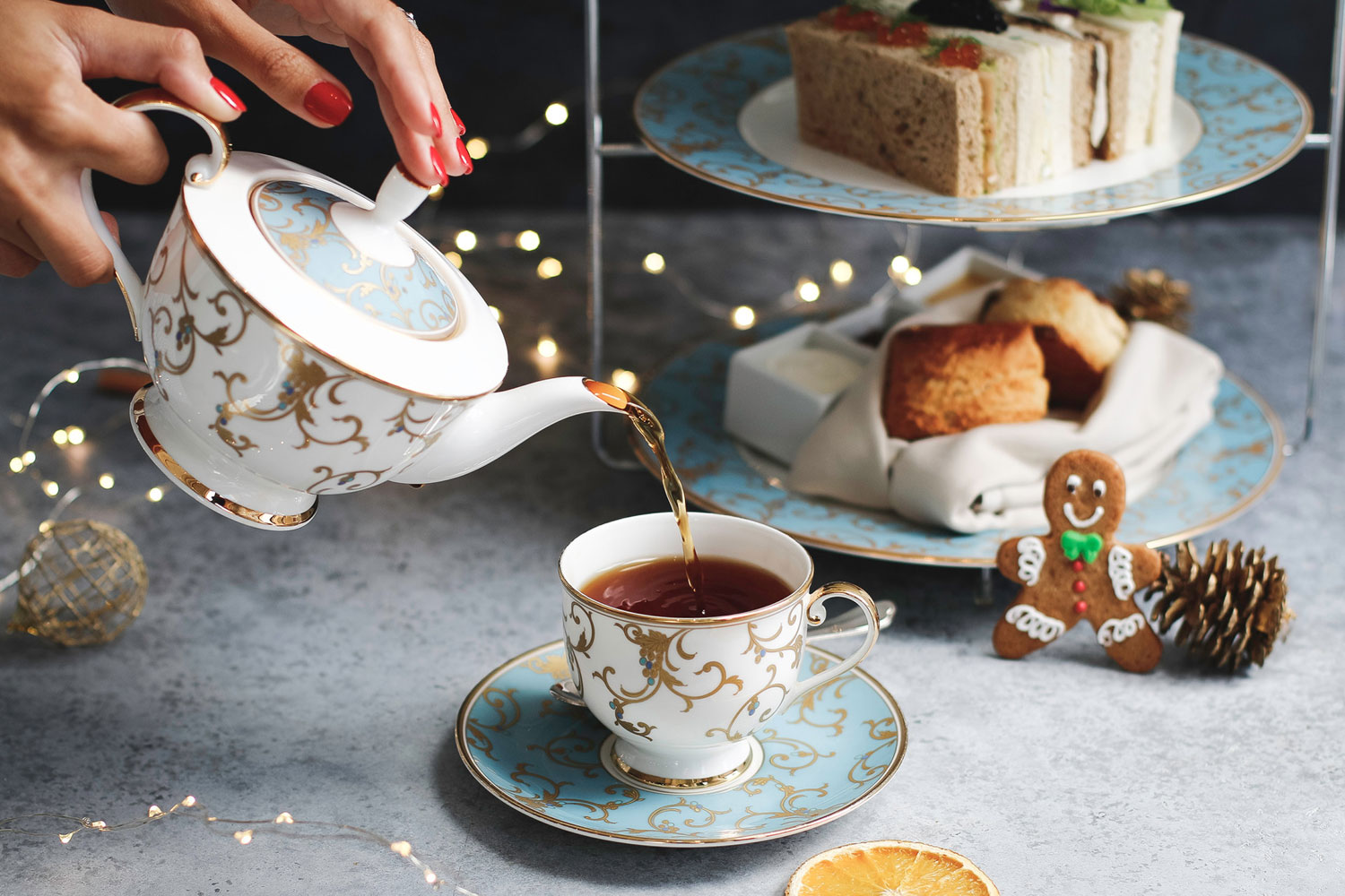 Four Seasons Bahrain Bay launch Christmas afternoon tea Christmas